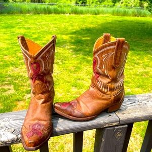 Old Gringo Breast Cancer Cowboy Boots